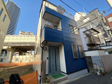 外壁塗装 屋根カバー工事 セネター 屋上防水 豊島区南池袋K様