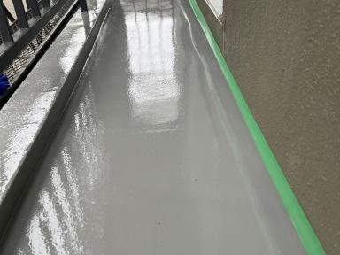バルコニー防水工事 ウレタン塗膜防水 密着工法 杉並区本天沼I様